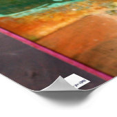 無題の木製モザイク ポスター (角)