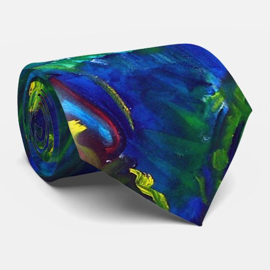 無題のmiroのledajaksのプリントのデザイン ネクタイ (ロール)