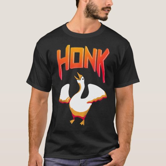 無題グースゲームミーム本音 Tシャツ (正面)