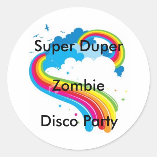 無題ステッカー ラウンドシール (正面)