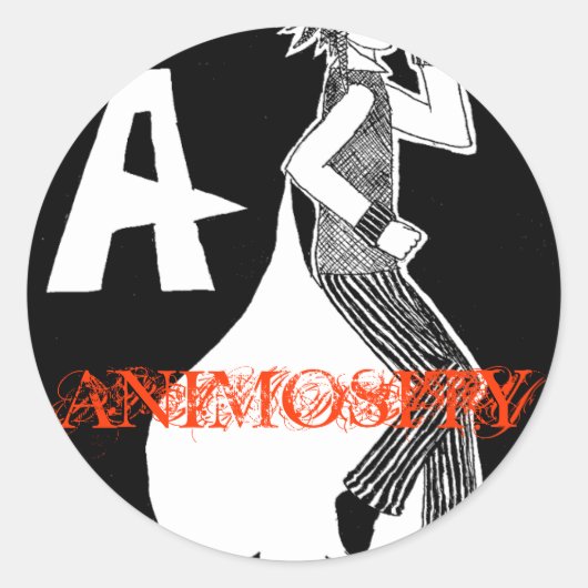 無題ステッカー ラウンドシール (正面)