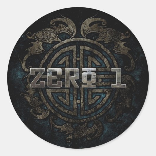 無題ステッカー ラウンドシール (正面)