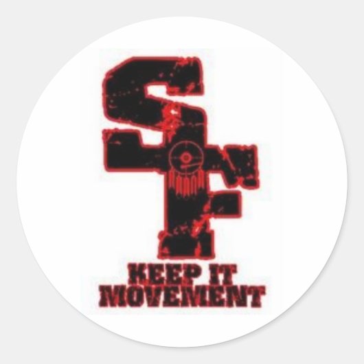 無題ステッカー ラウンドシール (正面)