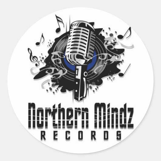 無題ステッカー ラウンドシール (正面)