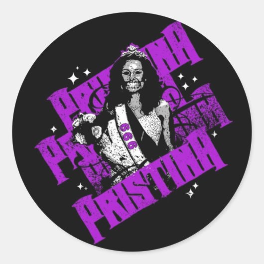 無題ステッカー ラウンドシール (正面)