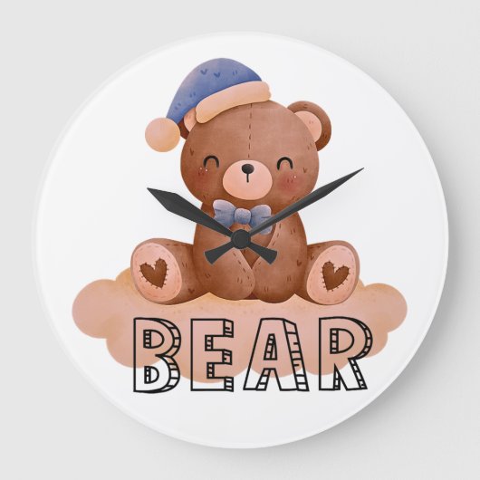 無題デザイン ラージ壁時計 (正面)