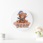 無題デザイン ラージ壁時計 (ホーム)