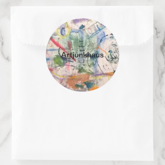 無題ファンタジー抽象芸術ハンカマーアルツンクハウスアート ラウンドシール (バッグ)