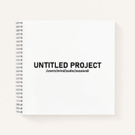 無題プロジェクト – オーディオセッショングリッチティーV1 ノートブック