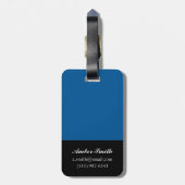 無題即興， 1914 ラゲッジタグ (裏面縦)