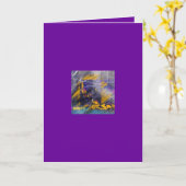 無題15グリーティングカード カード (黄色い花)