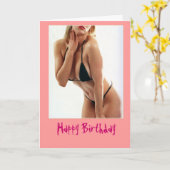 無題5のコピー、ハッピーバースデー カード (黄色い花)