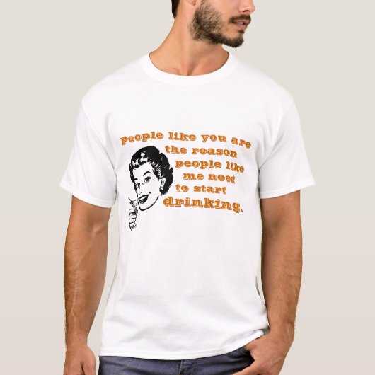 無題、あなたのような人々は、理由、peop…あります tシャツ (正面)