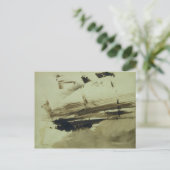 無題、または： 1870年の島の場所 ポストカード (スタンド正面)