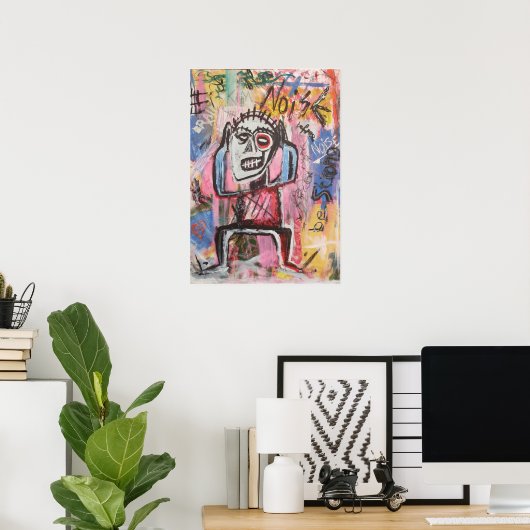 無題（ノイズ） ポスター (ホームオフィス)