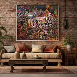 無題（再構成）ポール・クレー1926 ポスター