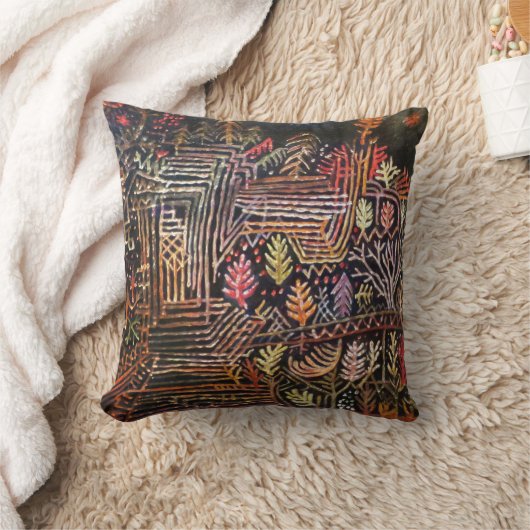 無題（再構成）、Paul Klee抽象芸術・アート クッション (ブランケット)