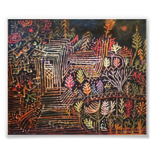 無題(再構成)、Paul Klee抽象芸術・アート フォトプリント (正面)