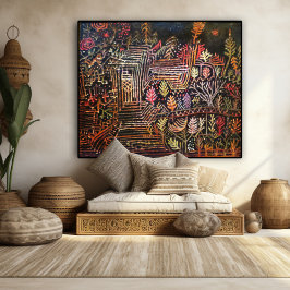 無題（再構成）、Paul Klee抽象芸術・アート フォトプリント