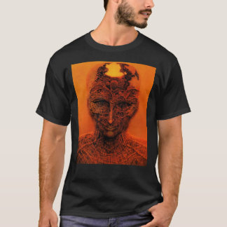 無題(皮膚の後ろ) by Zdisswaw Beksinski Tシャツ