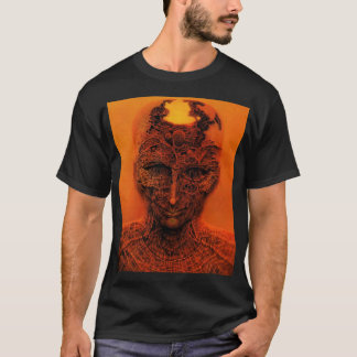 無題(皮膚の後ろ) by Zdisswaw Beksinski Tシャツ
