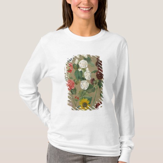無題(花) (油船上に) Tシャツ (正面)