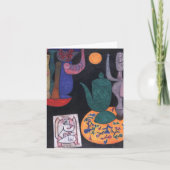 無題(静物画)Paul Klee氏、抽象芸術・アート カード (正面)