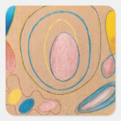 無題、1908年Hilma af Klint著 スクエアシール (正面)