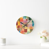 無題 (1914) ポール・クレー作 ラウンド壁時計 (ホーム)