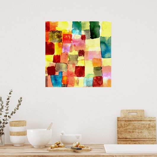 無題(1914) by Paul Klee. ポスター (キッチン)