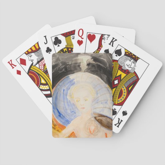 無題、1934年Hilma af Klint著 トランプ (裏面)