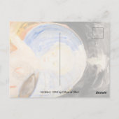 無題、1934年Hilma af Klint著 ポストカード (裏面)