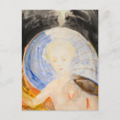 無題、1934年Hilma af Klint著 ポストカード (正面)