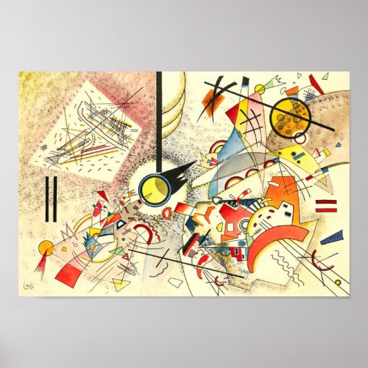 無題：Wassily Kandinsky 1923 ポスター (正面)