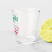 無飲数かいけな良い |おもしろいクリスマス ショットグラス (右)