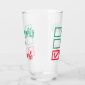 無飲数かいけな良い |おもしろいクリスマス タンブラーグラス (右)