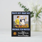 無駄なし ポストカード (スタンド正面)