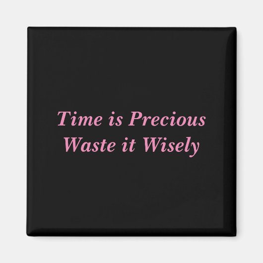 無駄な時間の賢い磁石 マグネット (正面)