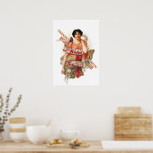 無駄な時間 ポスター (キッチン)