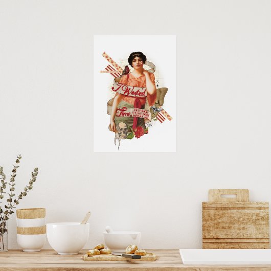 無駄な時間 ポスター (キッチン)