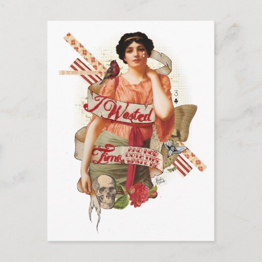 無駄な時間 ポストカード (正面)