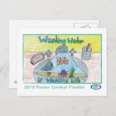 無駄な水 ポストカード (正面/裏面)