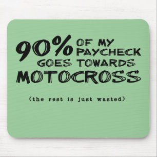 無駄な金ダートバイクモトクロスマウスパッド マウスパッド