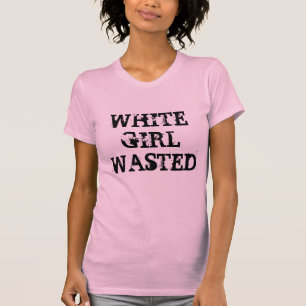 無駄になる白人の女の子 Tシャツ