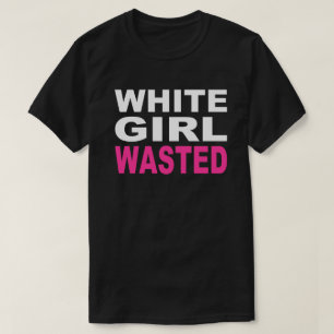 無駄になる白人の女の子 Tシャツ