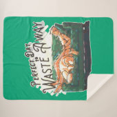 無駄に最適な遠くに日 シェルパブランケット (正面(横))