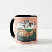 無駄に最適な遠くに日 マグカップ (正面左)