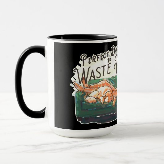 無駄に最適な遠くに日 マグカップ (左)