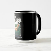 無駄に最適な遠くに日 マグカップ (正面右)