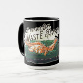 無駄に最適な遠くに日 マグカップ (正面左)